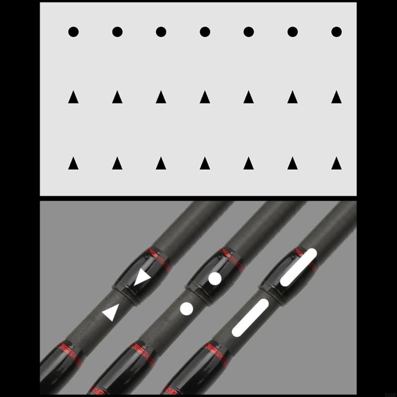 Fishing Rod Repair Kit - Rod Assembly Alignment Stickers for Fishing,