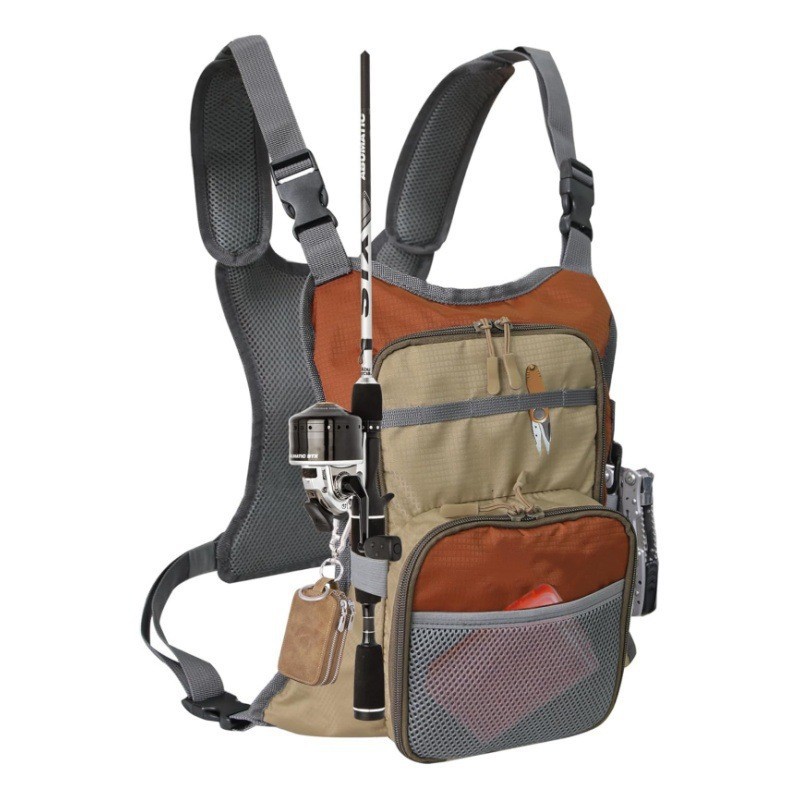 Fishing Rod Fly - Waterproof Fishing Chest Bag, Large Capacity