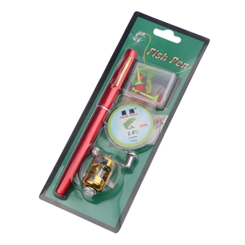 Fishing Rod Spinning - Telescopic Pocket Fishing Rod Pen Shape