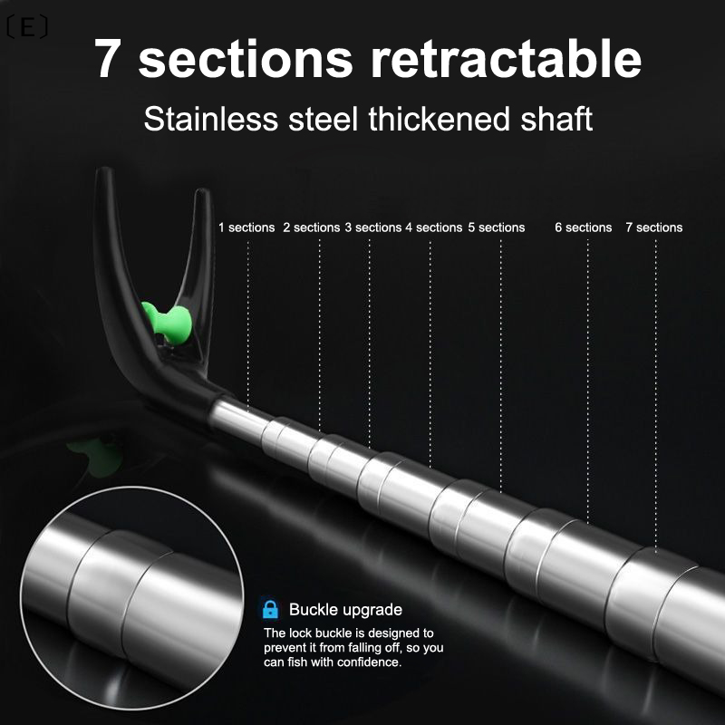 〔E〕Fishing Rod Rack Stainless  - Fishing Rod Repair Kit recension och pris