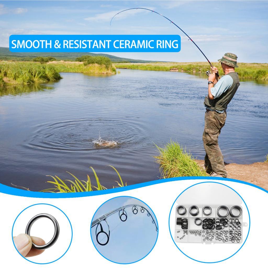 26 Pieces Fishing Rod Guides C - Fishing Rod Tip Replacement recension och pris