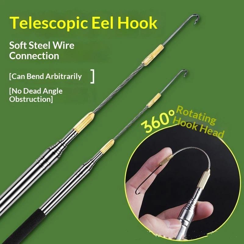 1PC 360 Degree Rotation Barbed - Fishing Rod Telescopic recension och pris