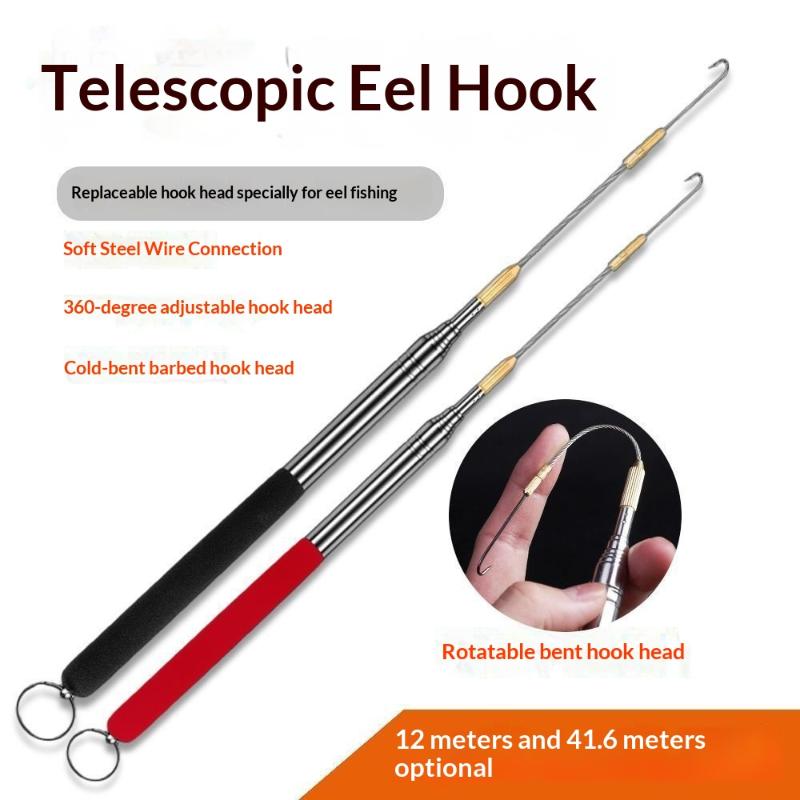 1PC 360 Degree Rotation Barbed - Fishing Rod Telescopic recension och pris