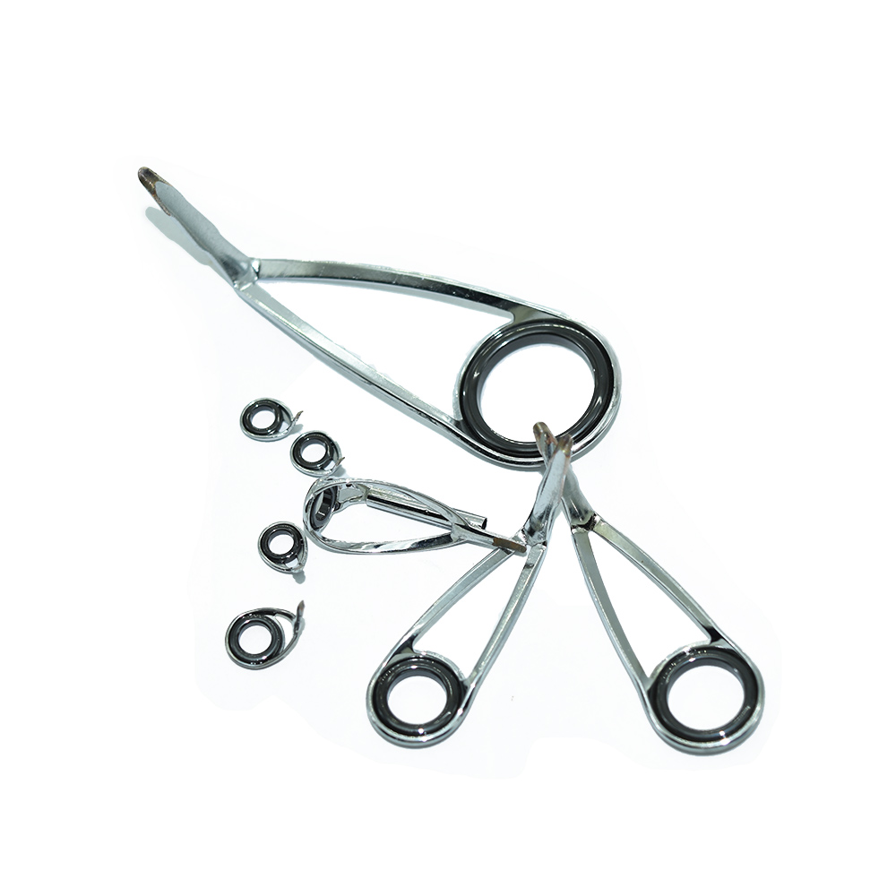 8pcs/Kit KLH Bracket Stainless - Fishing Rod Repair Kit recension och pris