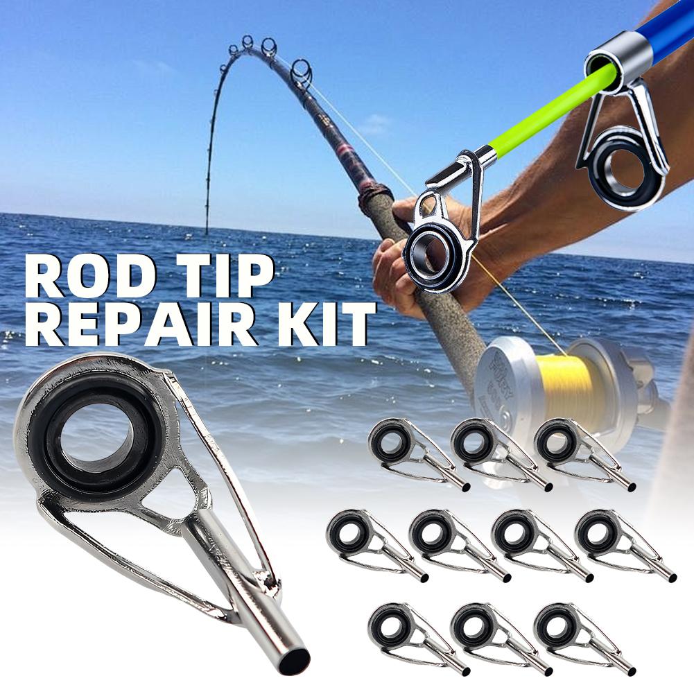 Rod Tip Repair Kit 10pcs Fishi - Fishing Rod Casting recension och pris