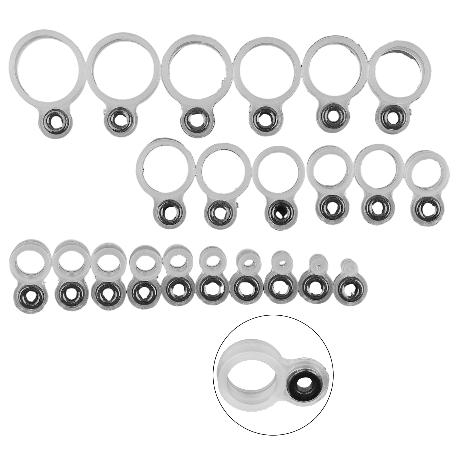 14/22Pcs Fishing Rod Eyelet Re - Fishing Rod Tip Replacement recension och pris