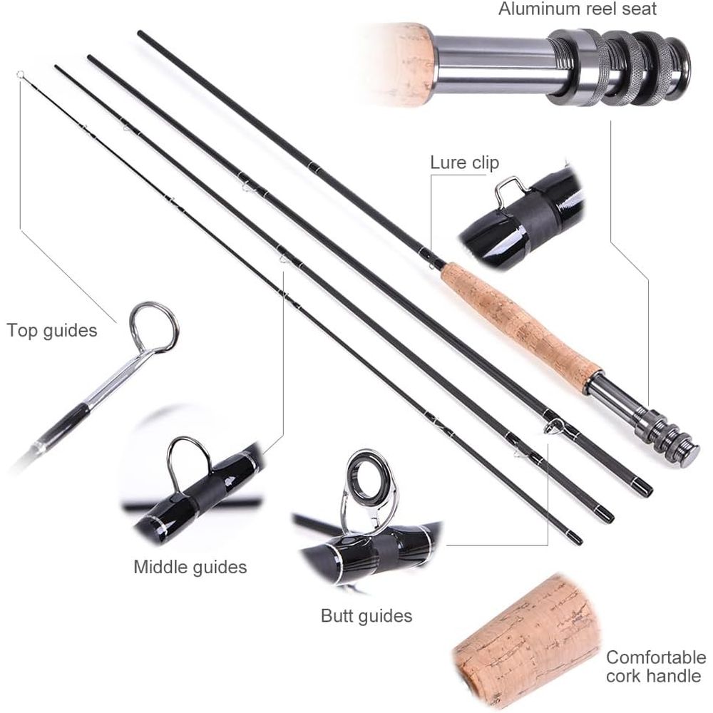 Portable Fishing Kit: Rod, Car - Fishing Rod Combo recension och pris