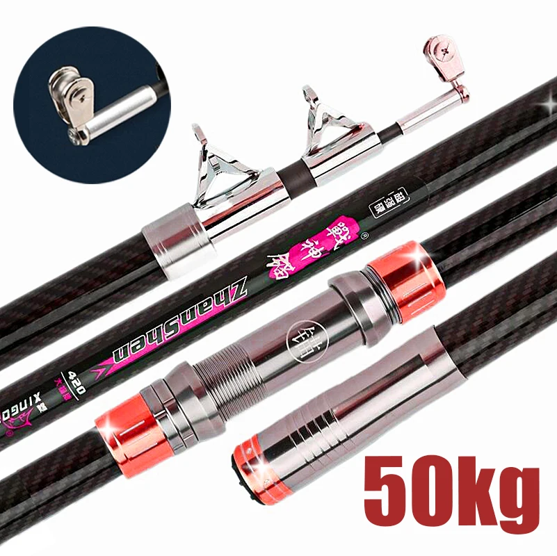 3.6M-4.5M Fishing Rod 50kg abo - Fishing Rod Surf recension och pris