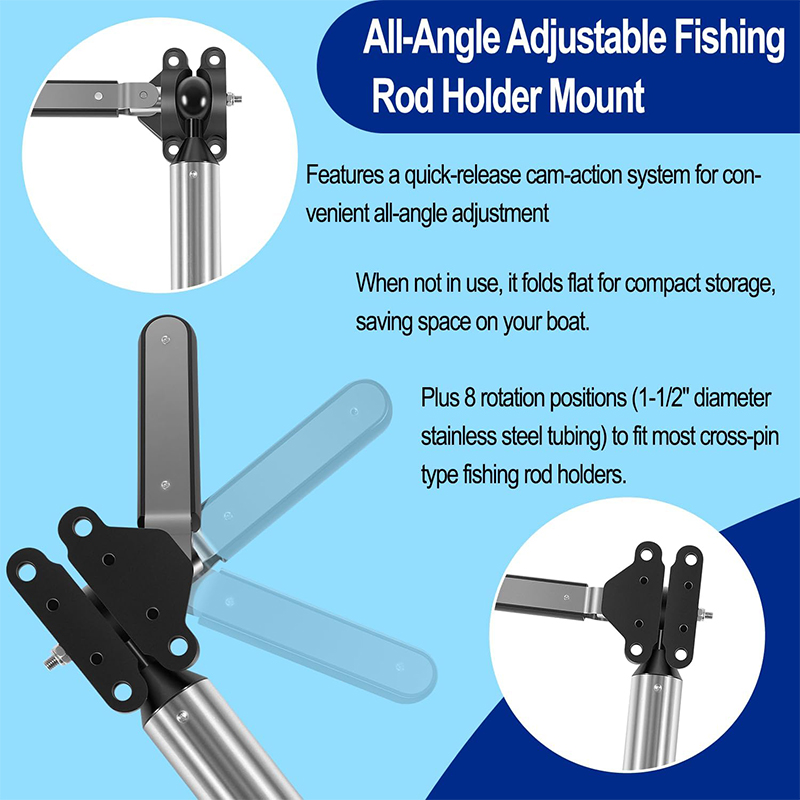 All-Angle Adjustable Fish Rod  - Fishing Rod Holder recension och pris