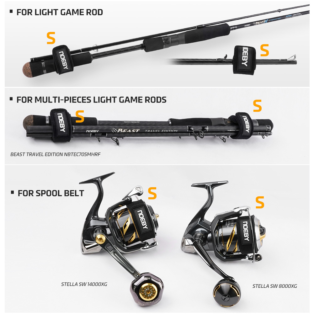NOEBY Fishing Rod Strap Wide P - Fishing Rod Casting recension och pris