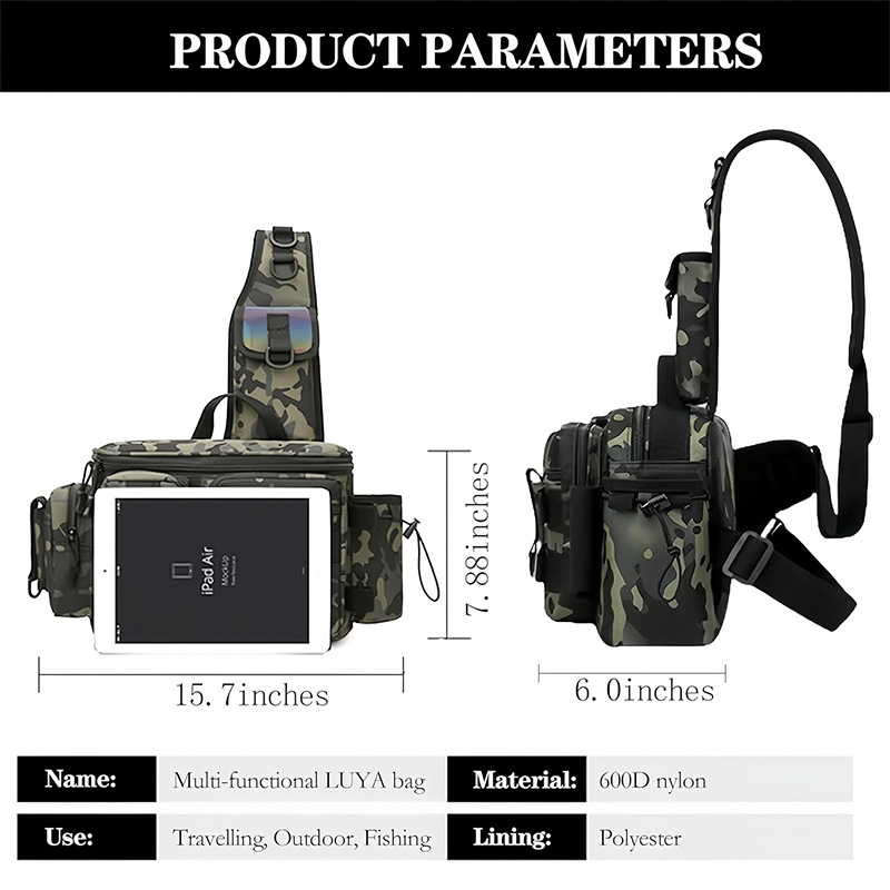 New Fishing Tackle Backpack Lu - Fishing Rod Fly recension och pris