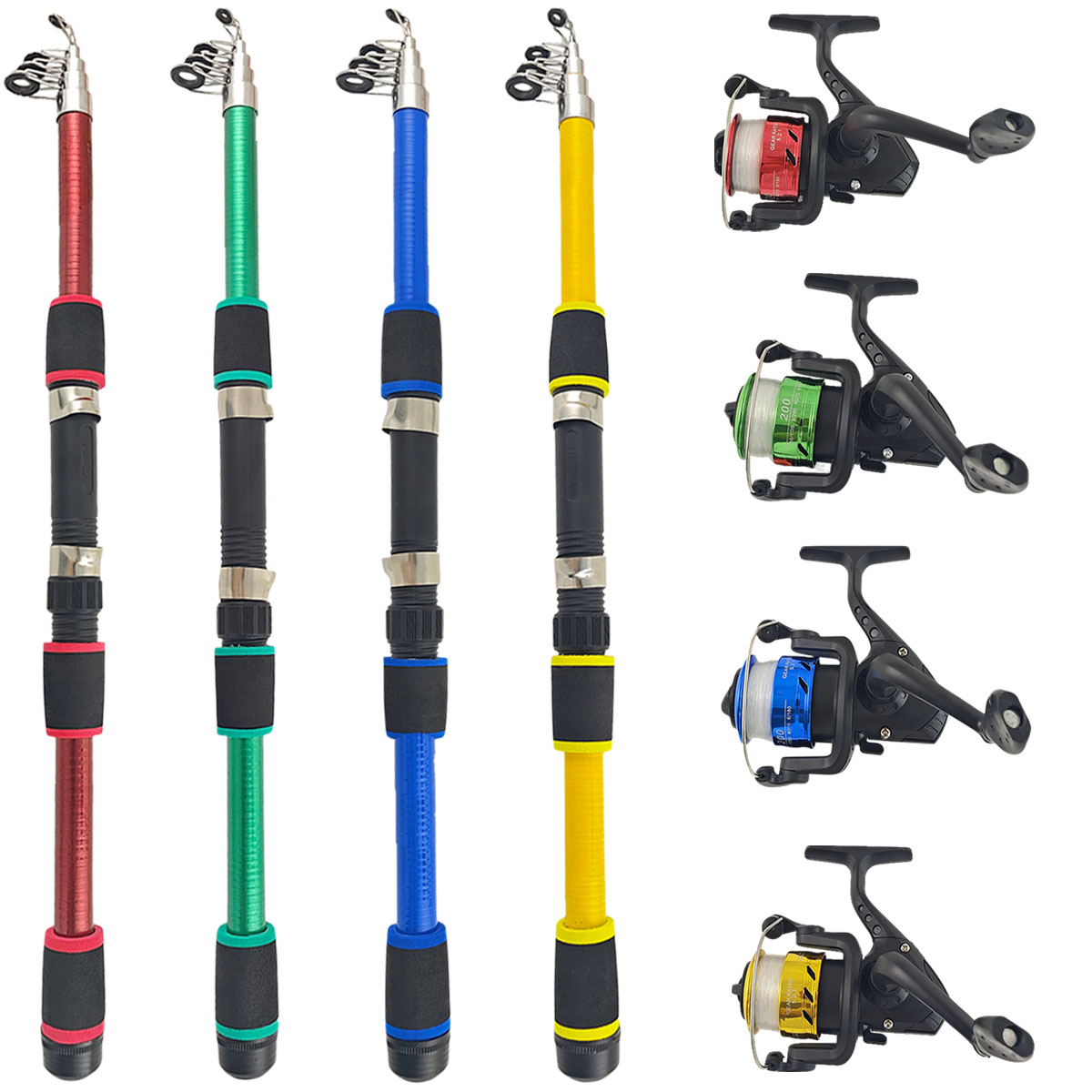 Mini Telescopic Sea Fishing Ro - Fishing Rod Spinning recension och pris