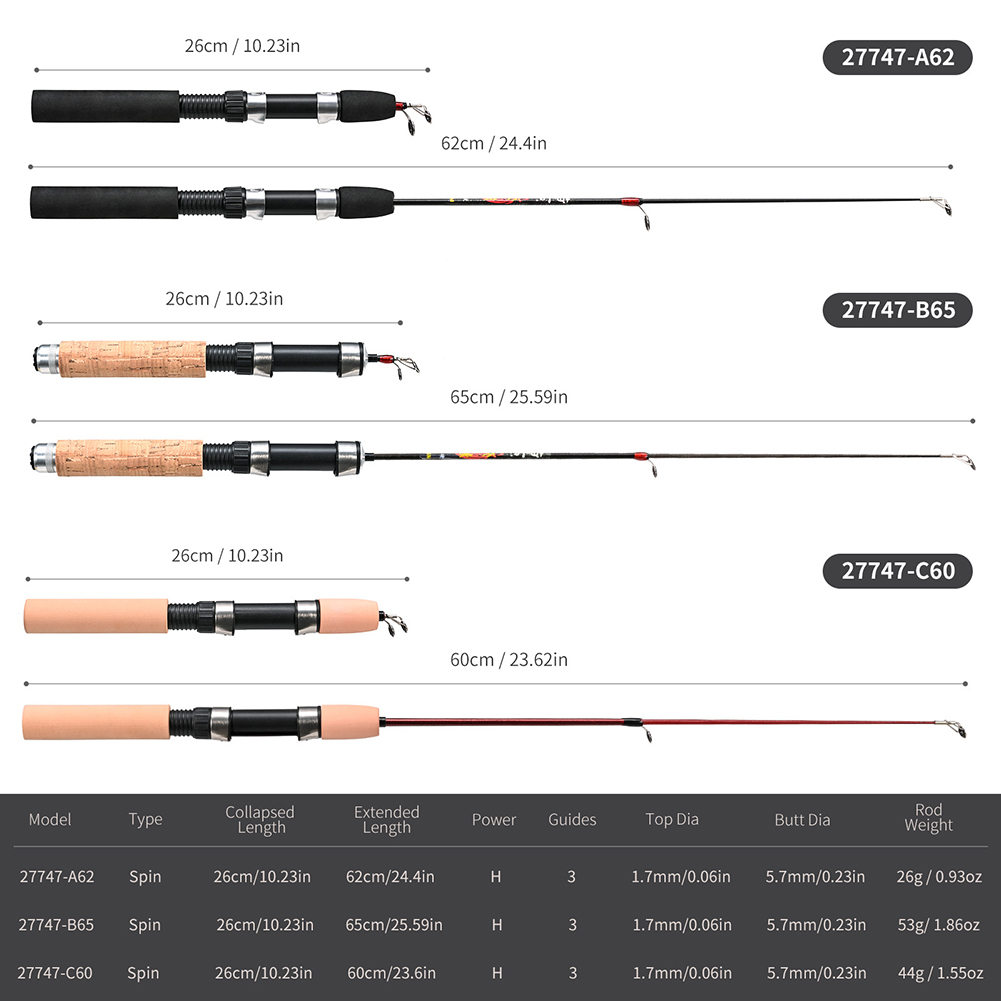 1 Set Fishing Rod With Fishing - Fishing Rod Ice recension och pris