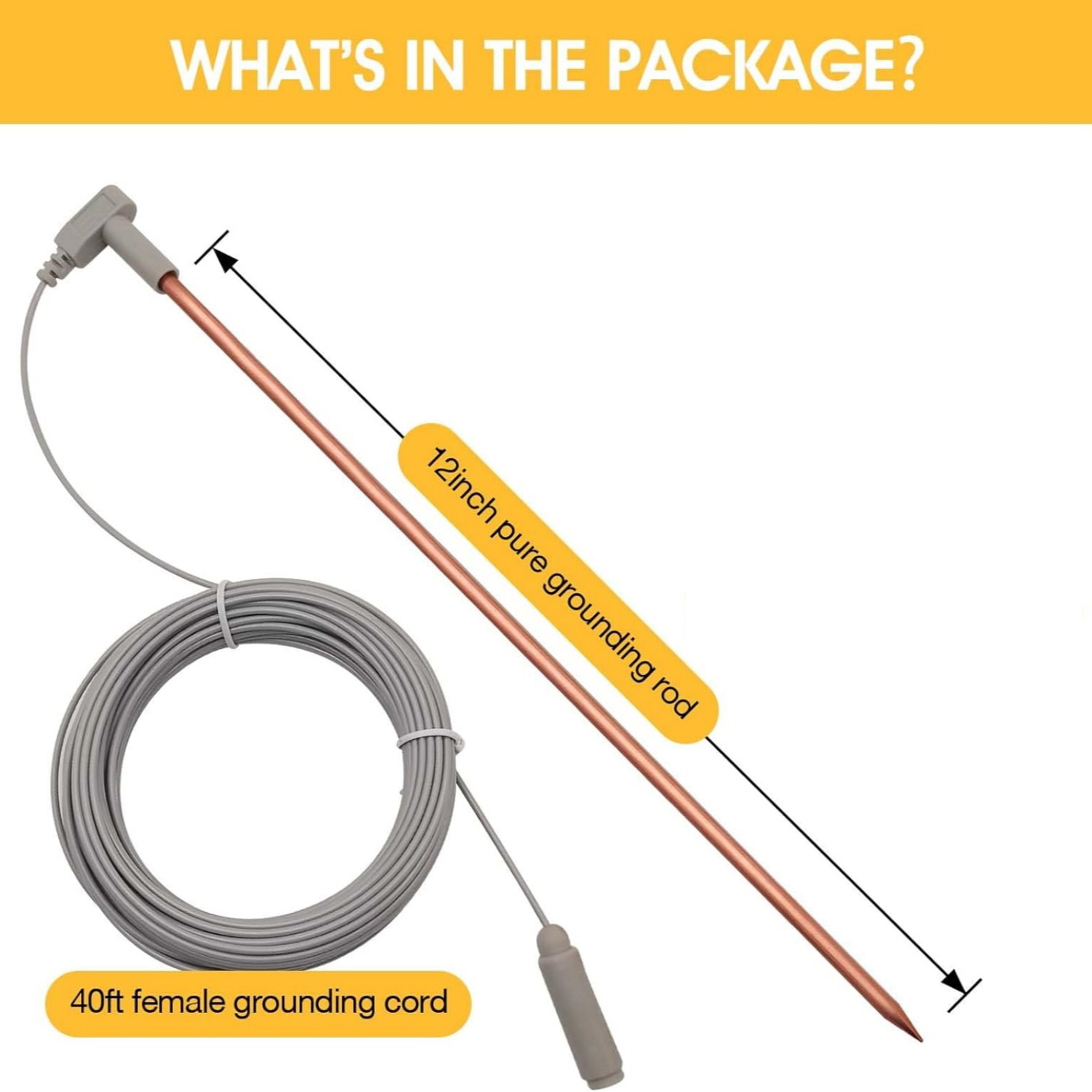 Copper Ground Rod with 40 ft/1 - Fishing Rod Travel recension och pris