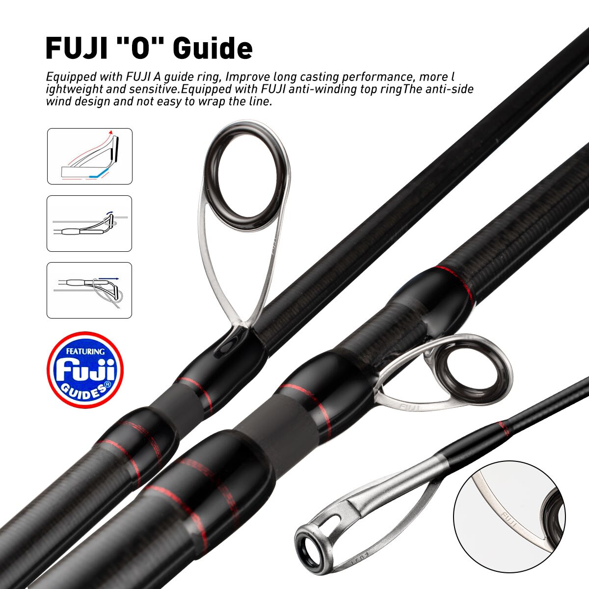 Fishing Rod 6 Section Casting  - Fishing Rod Carbon Fiber recension och pris