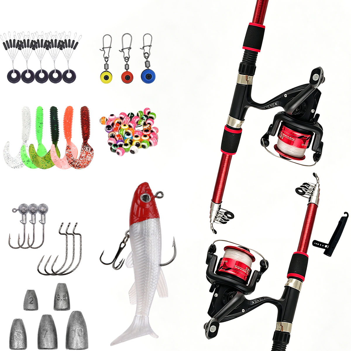 Spinning Fishing Rod and Reel  - Fishing Rod Spinning recension och pris