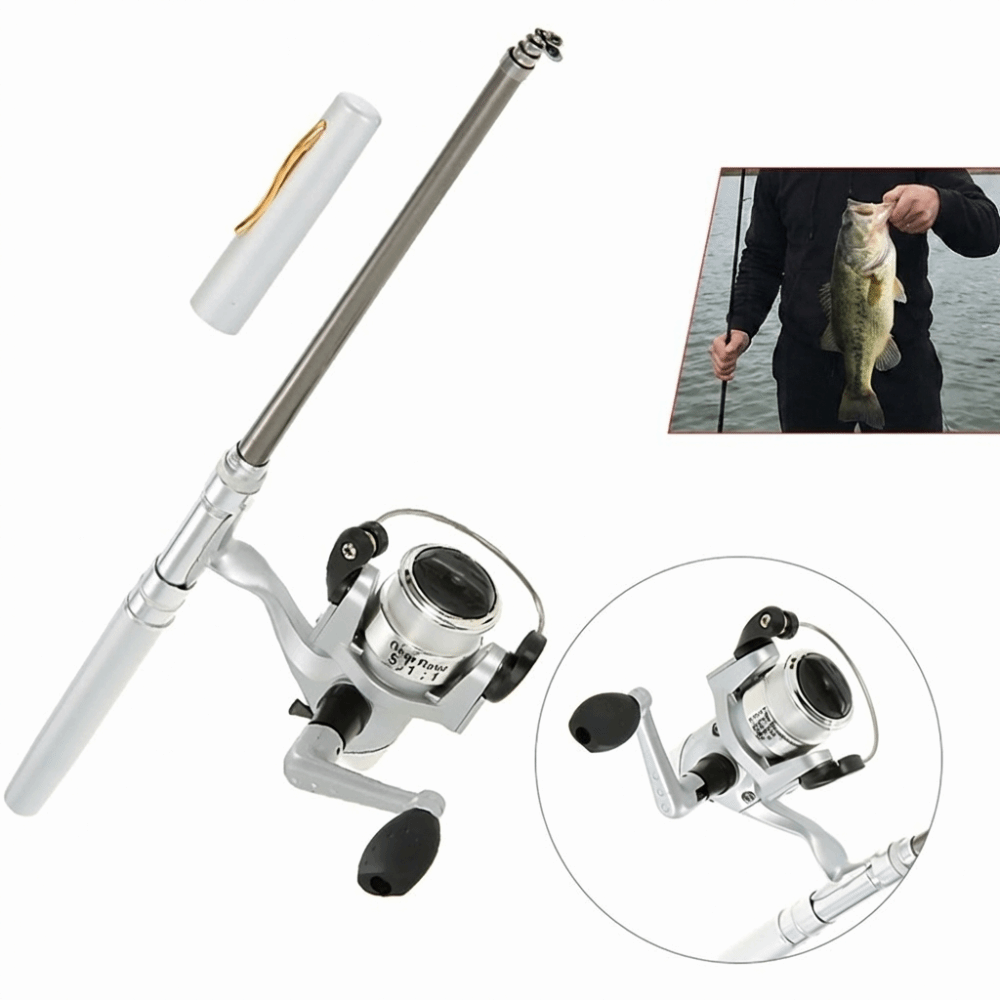 Portable Telescopic Pocket Fis - Fishing Rod Fly recension och pris