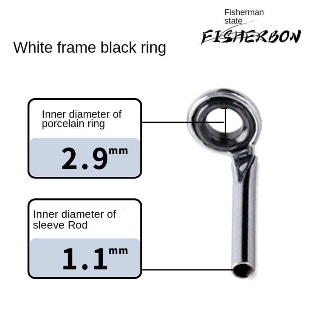 New O Ring Fishing Rod Guide S - Fishing Rod Repair Kit recension och pris