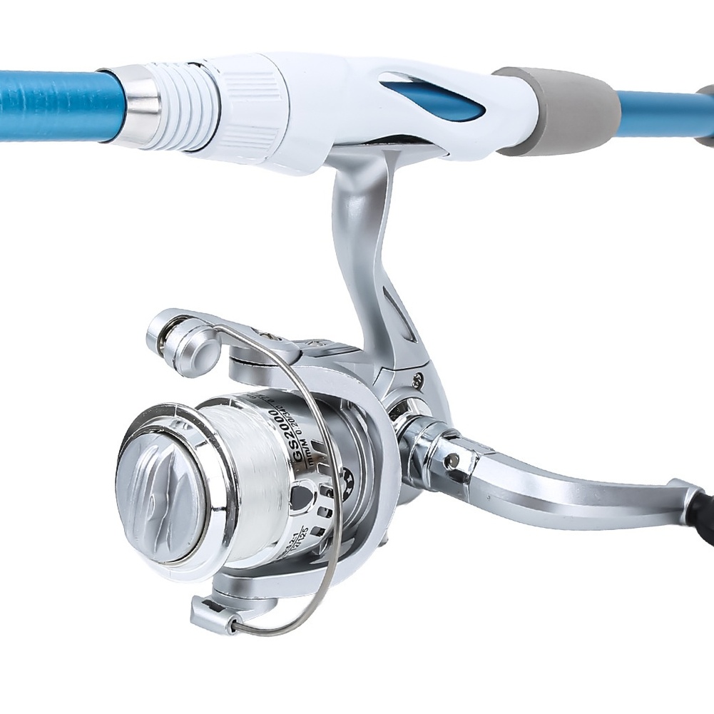 Blue White 1.8M Fishing Rod Re - Fishing Rod Combo recension och pris