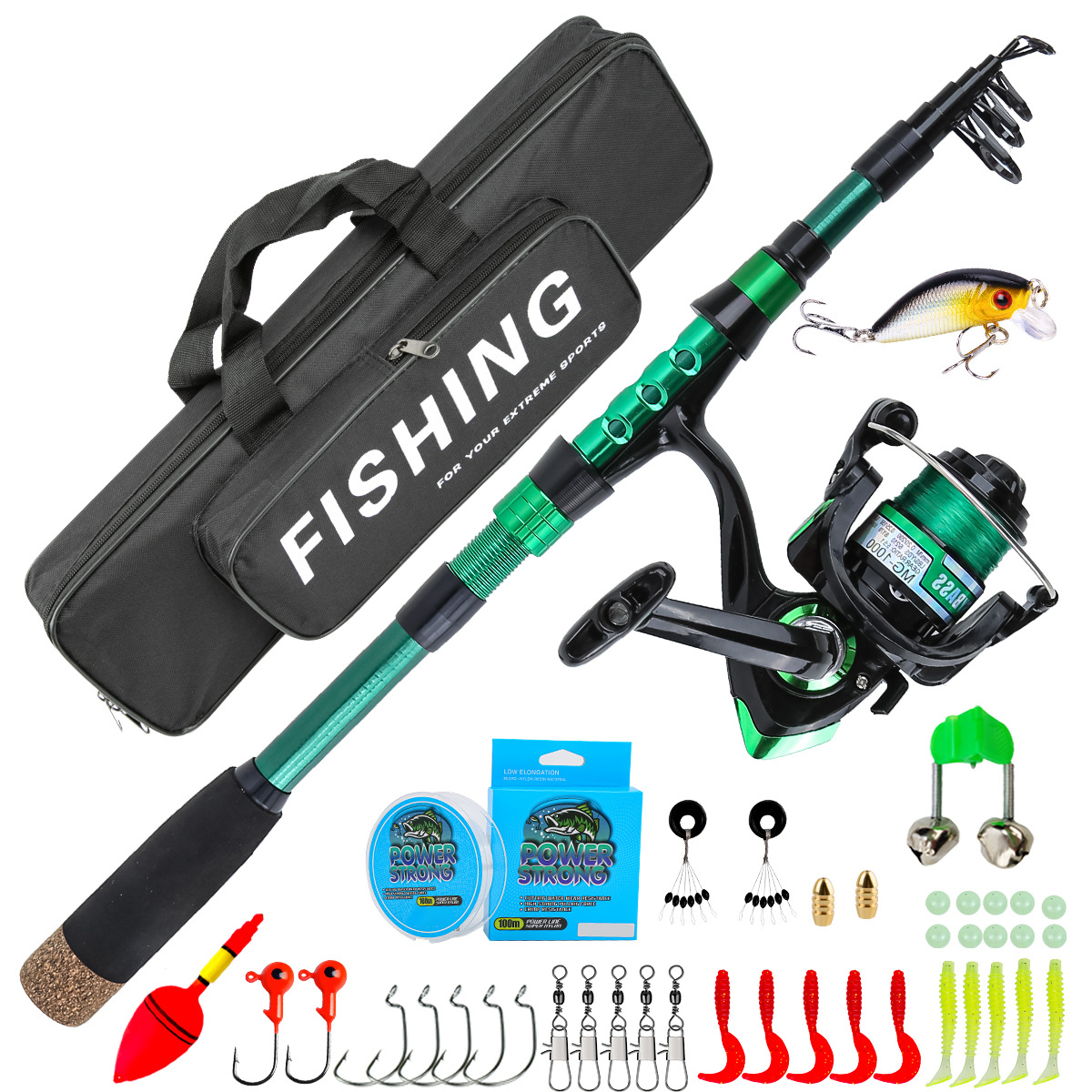 1.8 Meters Green Carbon Fiber  - Fishing Rod Carbon Fiber recension och pris