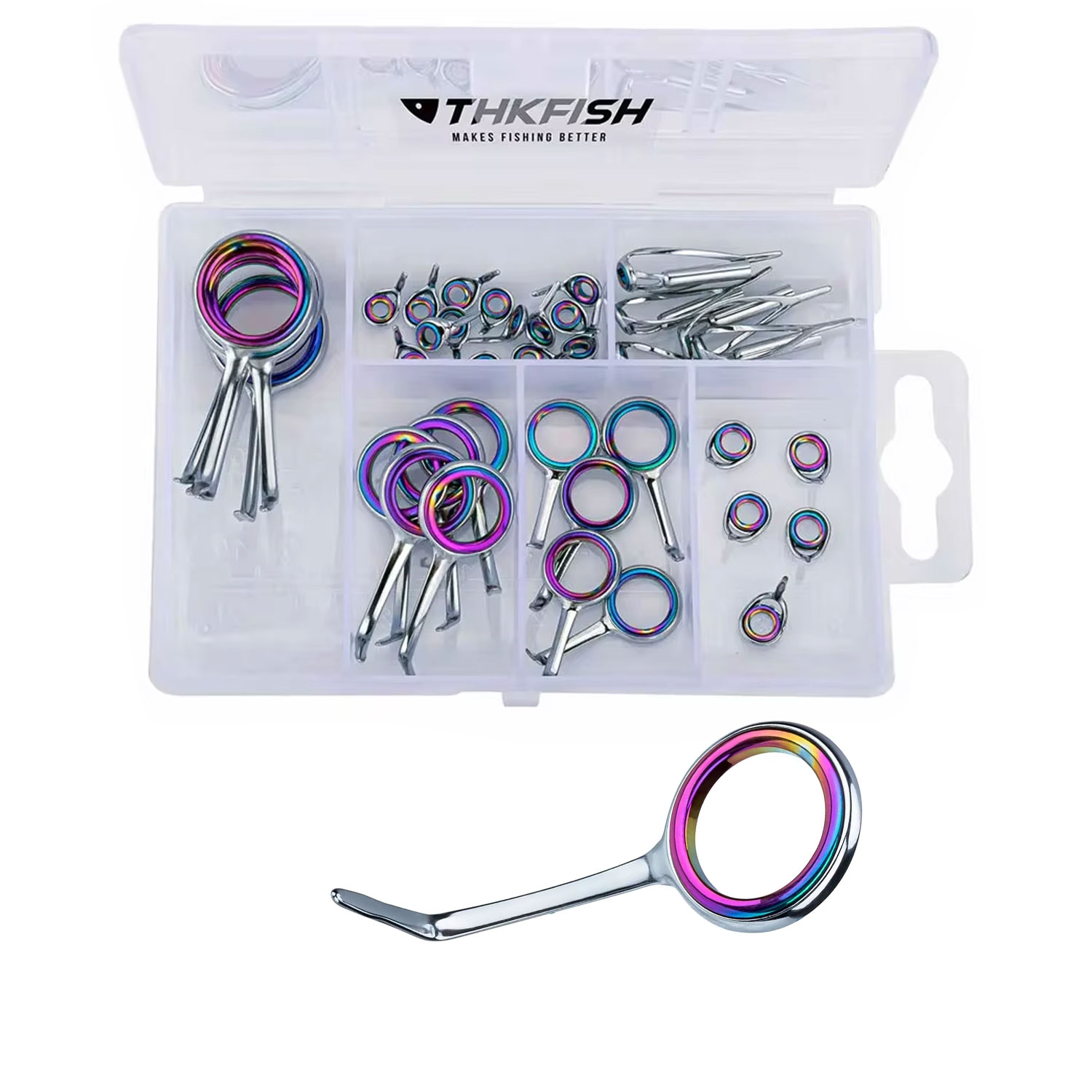 40pcs Colorful Fishing Rod Gui - Fishing Rod Repair Kit recension och pris