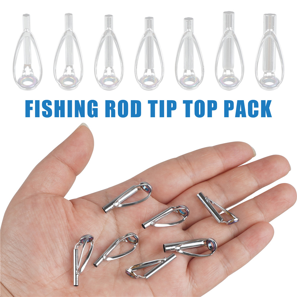 10Pcs Fishing Rod Guide Tips R - Fishing Rod Guide Replacement recension och pris