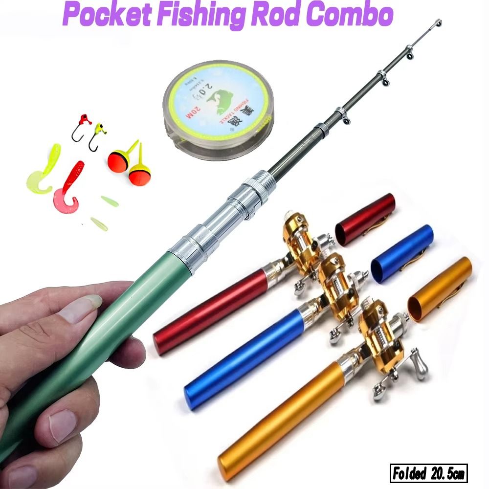 Telescopic Pocket Fishing Rod  - Fishing Rod Spinning recension och pris