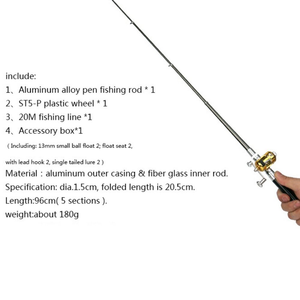 Telescopic Pocket Fishing Rod  - Fishing Rod Spinning recension och pris
