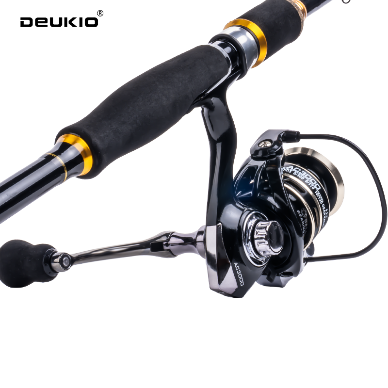 DEUKIO Fishing Rod Reel Combo  - Fishing Rod Carbon Fiber recension och pris