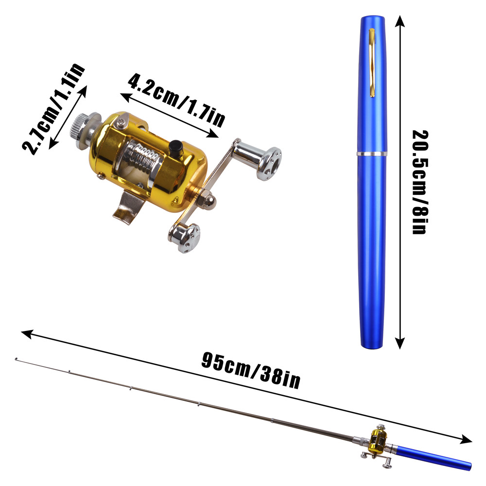 Mini ice fishing rod Combo wit - Fishing Rod Fly recension och pris