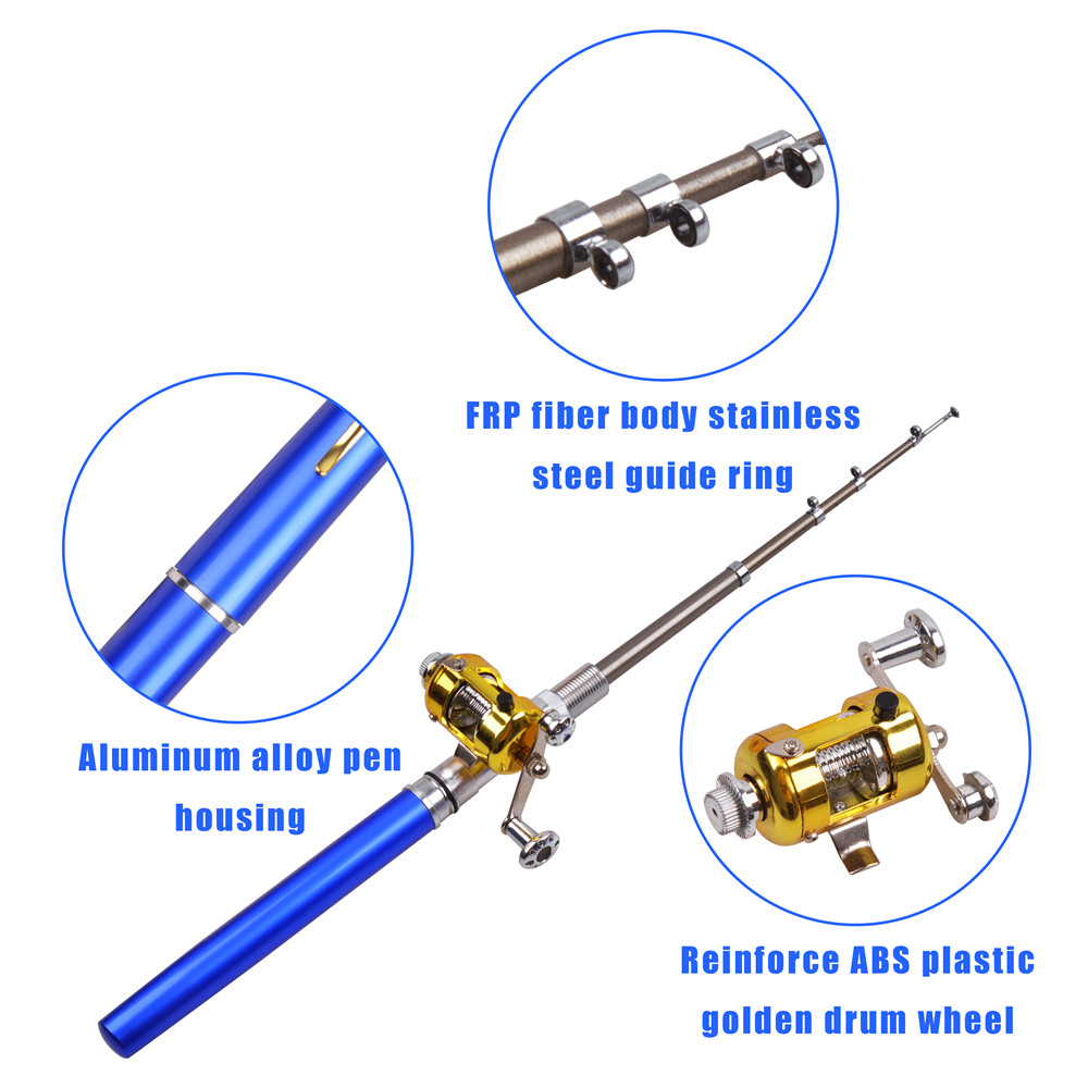 Mini ice fishing rod Combo wit - Fishing Rod Fly recension och pris
